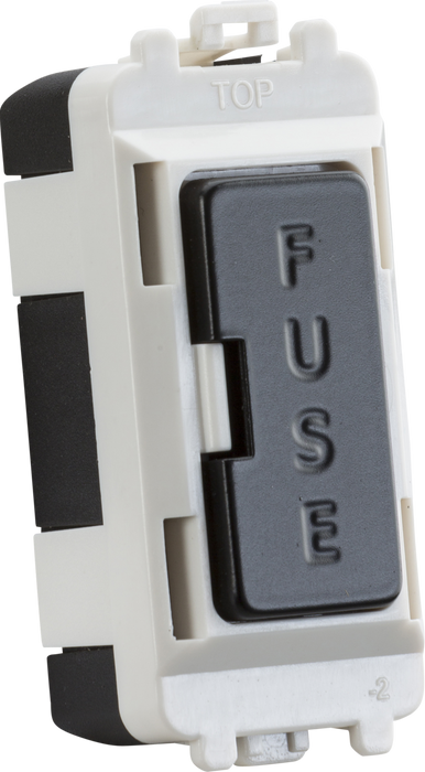 Knightsbridge GDM011MB 13A fused module - Matt Black Knightsbridge Grid Knightsbridge - Sparks Warehouse