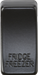 Knightsbridge GDFRIDMB Switch cover marked FRIDGE/FREEZER - Matt Black Knightsbridge Grid Knightsbridge - Sparks Warehouse
