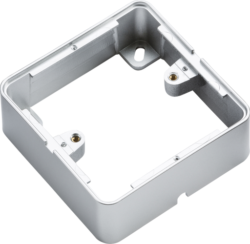 Knightsbridge 1GSBGY 1G Surface Pattress Box - Grey Pattress Box Knightsbridge - Sparks Warehouse
