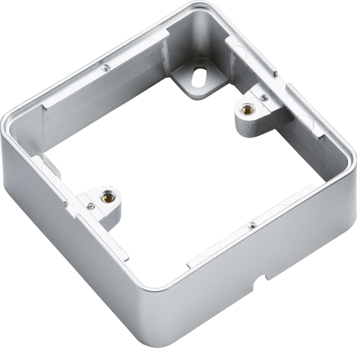 Knightsbridge 1GSBGY 1G Surface Pattress Box - Grey Pattress Box Knightsbridge - Sparks Warehouse