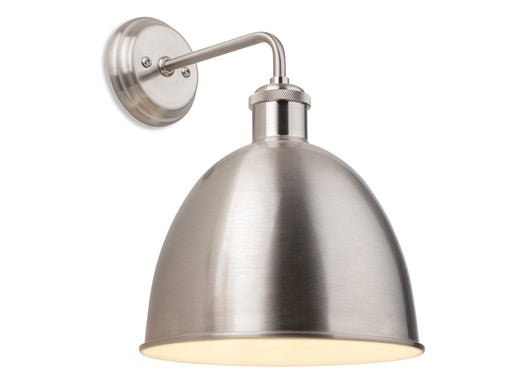 Firstlight 2898BS Genoa Wall Light Brushed Steel Firstlight - Sparks Warehouse