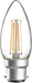 Knightsbridge CLD4ABCC 230V 4W LED BC Clear Candle Filament Lamp 2700K Dimmable ML Knightsbridge - Sparks Warehouse