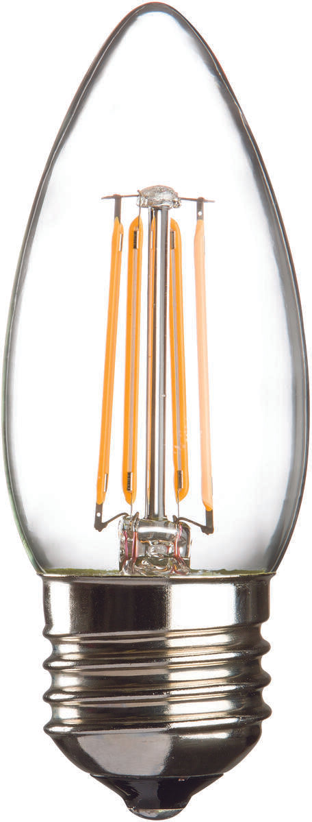 Knightsbridge CLD4ESC 230V 4W LED ES Clear Candle Filament Lamp 2700K Dimmable ML Knightsbridge - Sparks Warehouse