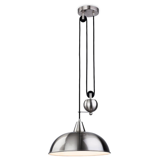 Firstlight 2309BS Century Rise & Fall Pendant - Brushed Steel - Firstlight - Sparks Warehouse
