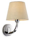 Firstlight 2319PST Fairmont Single Wall - Polished Stainless Steel with Cream Linen Shade - Firstlight - sparks-warehouse