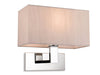 Firstlight 4939CHOY Raffles Single Wall Chrome with Oyster Shade Firstlight - Sparks Warehouse