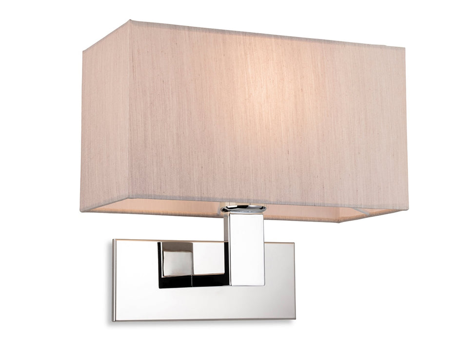 Firstlight 4939CHOY Raffles Single Wall Chrome with Oyster Shade Firstlight - Sparks Warehouse