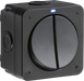 Knightsbridge OP3 IP66 10A 2G 2 Way Switch KB Knightsbridge - Sparks Warehouse