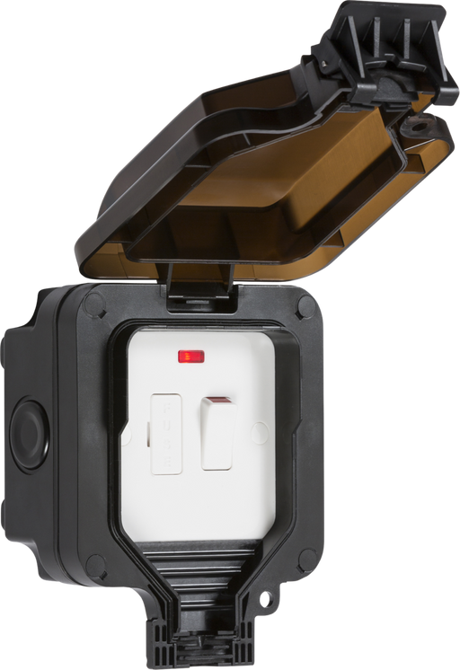 Knightsbridge OP63N IP66 13A Switched Fused Spur Unit with Neon KB Knightsbridge - Sparks Warehouse