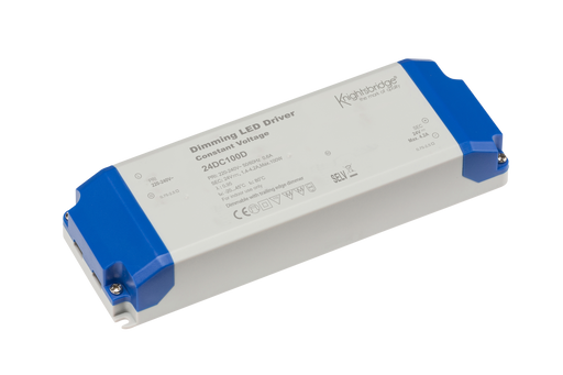 Knightsbridge 24DC100D IP20 24V 100W DC Dimmable LED Driver - Constant Voltage Transformers & Drivers Knightsbridge - Sparks Warehouse
