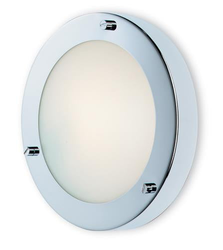 Firstlight 2745CH Rondo Wall / Flush Fitting - Chrome with Opal Glass - Firstlight - sparks-warehouse