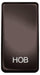 BG Nexus GRHBBN Grid Rocker Labelled  *HOB* Black Nickel - BG - Sparks Warehouse