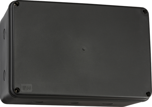 Knightsbridge JB0010BK - IP66 Outdoor Enclosure, x-large - Black Weatherproof Range Knightsbridge - Sparks Warehouse
