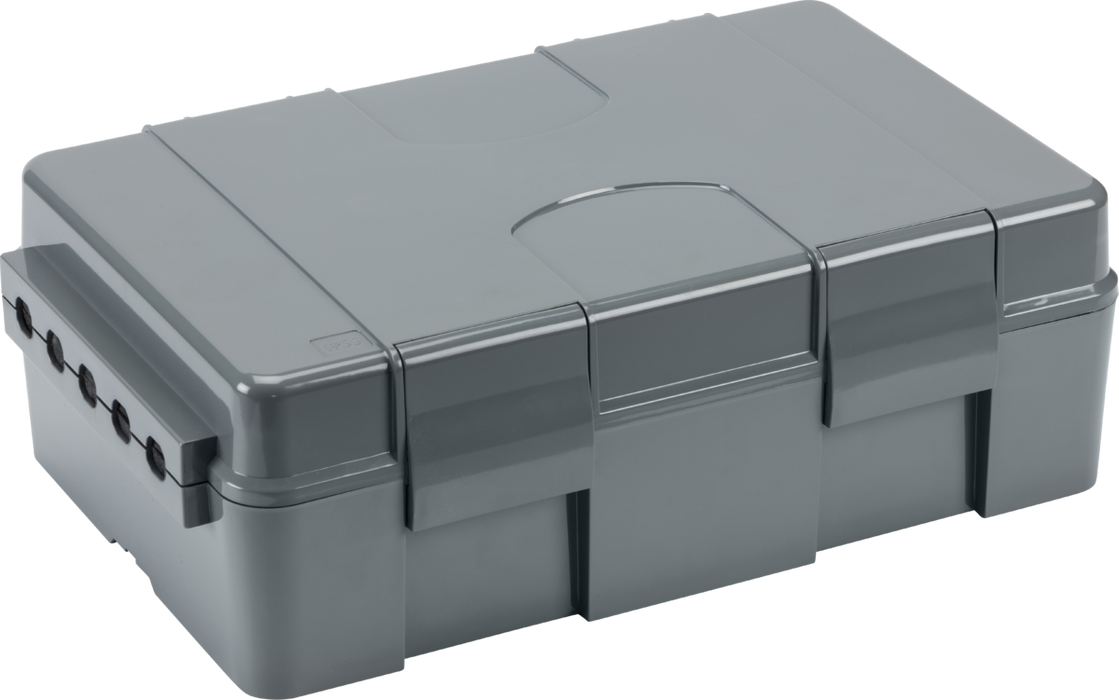 Knightsbridge JB55 - IP55 Weatherproof Garden box - grey Weatherproof Boxes Knightsbridge - Sparks Warehouse