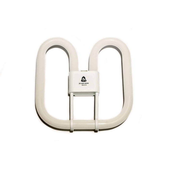 Bell 04171 Non-Dimmable 28W Energy Saving Fluorescent GR8 2D White 3500K
 2,050lm Opal Light Bulb