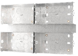 Knightsbridge GSK298MM 47mm Galvanised Steel Box for Combination Multimedia Plate KB Knightsbridge - Sparks Warehouse