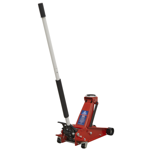Sealey - 3001CXP Trolley Jack 3tonne with Foot Pedal Jacking & Lifting Sealey - Sparks Warehouse