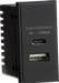 Knightsbridge NETUSBCBK Modular Dual USB Charger 5V DC 3.1A - Black Modules Knightsbridge - Sparks Warehouse