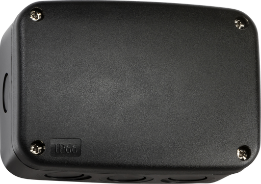 Knightsbridge JB008BK IP66 Weatherproof Junction Box - Black (Medium) KB Knightsbridge - Sparks Warehouse