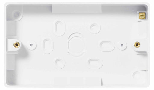 BG Nexus 892 2 Gang Round Edge Surface Pattress Box 32mm - BG - sparks-warehouse