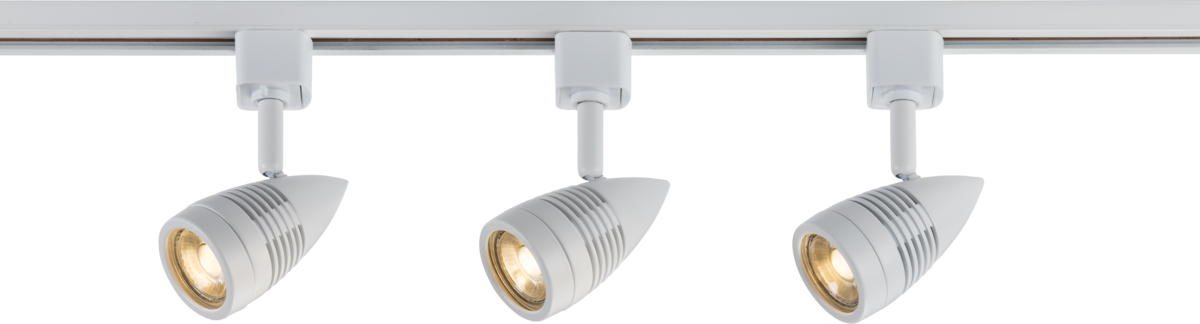 Knightsbridge TRKSP4 1 Metre Tracklight Kit - White Track Lighting Knightsbridge - Sparks Warehouse