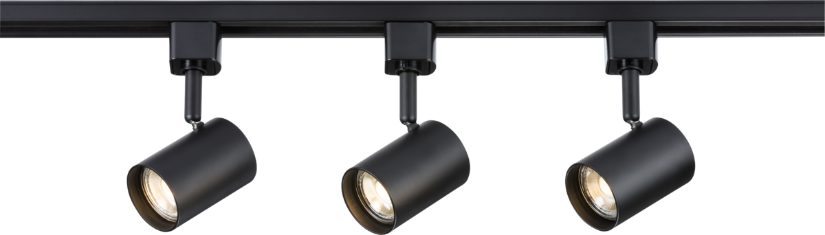 Knightsbridge TRKIT8ABK 1 Metre Tracklight Kit - Black Track Lighting Knightsbridge - Sparks Warehouse