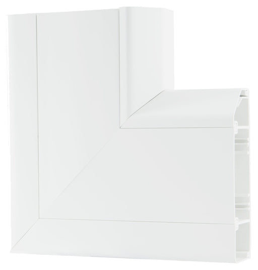 BG CM3CSAU SKIRTING 3 COMPARTMENT TRUNKING Flat ANGLE UP - BG - sparks-warehouse