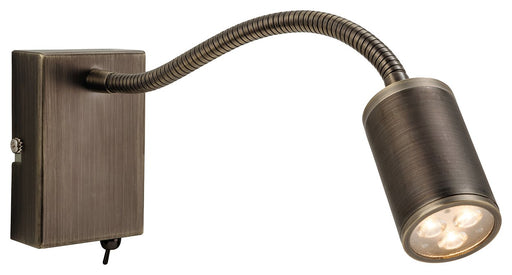 Firstlight 3454BZ Orion LED Flexi Wall Light (Switched) - Firstlight - Sparks Warehouse