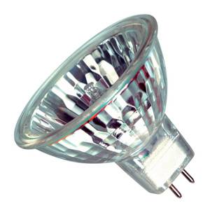Halogen Spot 35w 12v GU4 Osram 35mm 8° Dichroic Glass Covered Light Bulb Halogen Lighting Osram  - Easy Lighbulbs