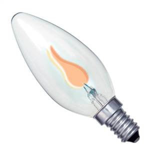 Flicker Flame Candle Bulb 3W SES / E14 - Casell - sparks-warehouse