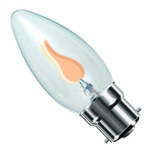 Flicker Flame Candle Bulb 3W BC / B22 - Casell - sparks-warehouse