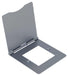 BG SBSEMS2/FR SCREWED Flat Plate Brushed Steel FLR MNT TWIN EURO Module  DBL Front Plate HINGED COVER - BG - sparks-warehouse