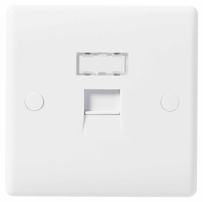 BG Nexus 8RJ45/1 1 Gang RJ45 DATA Socket IDC Type - BG - sparks-warehouse