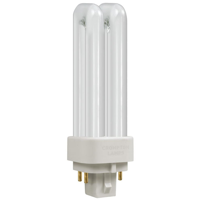 Crompton CLDE10SW - CFL Double Turn DE Type Dimmable 10W 3500K G24q-1 4-Pin CFL Double Turn DE Type Crompton - Sparks Warehouse