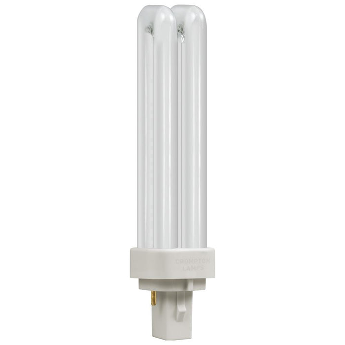 Crompton CLD13SWW - CFL Double Turn D Type 13W 3000K G24d-1 2-Pin CFL Double Turn D Type Crompton - Sparks Warehouse