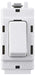 BG Nexus G30 Grid Switch 20AX Double Pole Module  in White - BG - sparks-warehouse