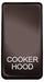 BG Nexus GRCHBN Grid Rocker Labelled  *Cooker HOOD* Black Nickel - BG - Sparks Warehouse