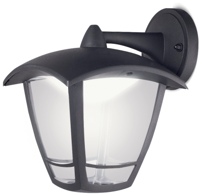 Luceco LEXCL4T6B4 IP44 Rated LED Outdoor Wall Lantern In Black Outdoor Wall Light Luceco - Sparks Warehouse