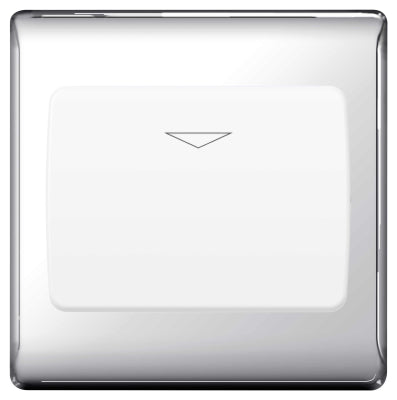 BG Nexus NPCKYCSW Polished Chrome 16A, Hotel Key Card Switch - BG - sparks-warehouse