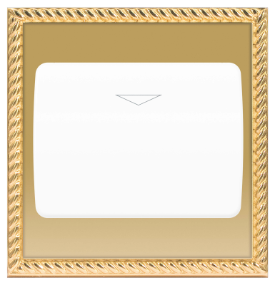 BG Nexus KYCSW-01 Georgian Brass 16 AMP, Hotel Key Card Switch - BG - sparks-warehouse