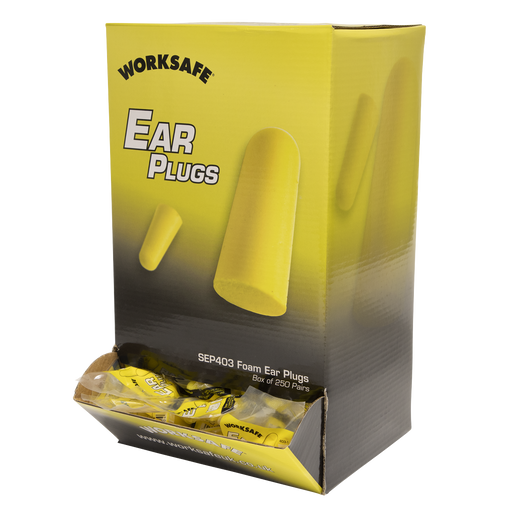 Sealey - 403/250 Ear Plugs - Box of 250 Pairs Safety Products Sealey - Sparks Warehouse