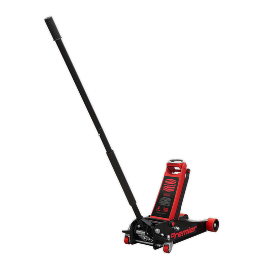 Sealey - 4040AR Trolley Jack 4tonne Rocket Lift Red Jacking & Lifting Sealey - Sparks Warehouse