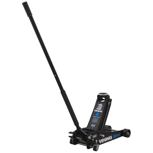 Sealey - 4040TB Viking Tyre Bay Trolley Jack 4tonne Low Entry with Rocket Lift Jacking & Lifting Sealey - Sparks Warehouse