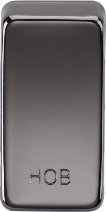 Knightsbridge GDHOBBN Switch cover "marked HOB" - black nickel ML Knightsbridge - Sparks Warehouse