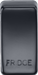 Knightsbridge GDFRIDGEMB Switch cover "marked FRIDGE" - matt black Knightsbridge Grid Knightsbridge - Sparks Warehouse