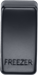Knightsbridge GDFREEZERMB Switch cover "marked FREEZER" - matt black Knightsbridge Grid Knightsbridge - Sparks Warehouse