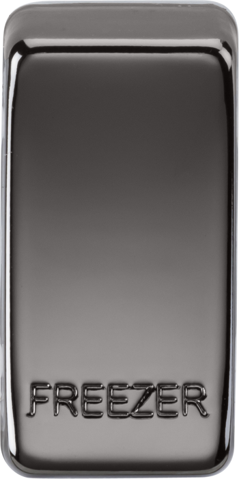 Knightsbridge GDFREEZERBN Switch cover "marked FREEZER" - black nickel Knightsbridge Grid Knightsbridge - Sparks Warehouse