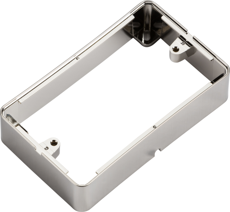 Knightsbridge 2GSBBC 2G Surface Box - Brushed Chrome effect Pattress Box Knightsbridge - Sparks Warehouse