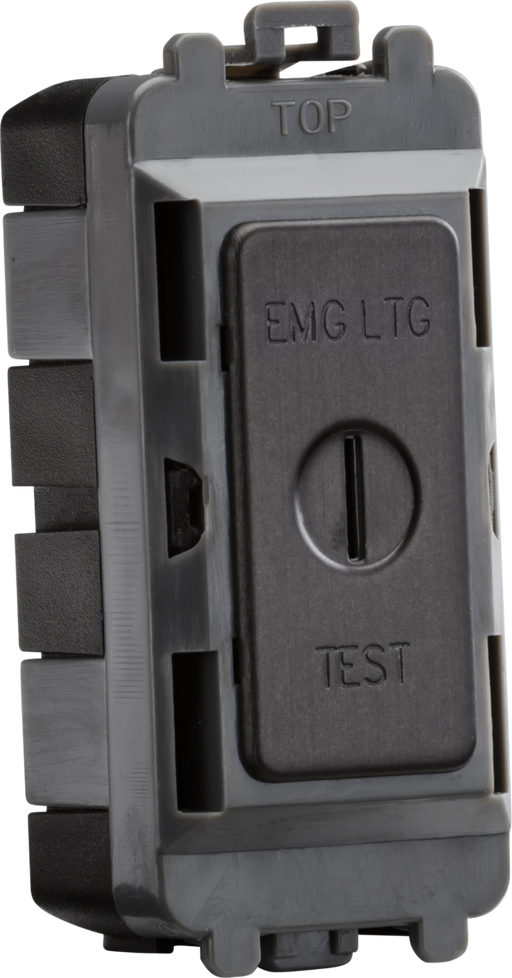 Knightsbridge GDM008SB 20AX DP key module (marked EMG LTG TEST) - smoked bronze Knightsbridge Grid Knightsbridge - Sparks Warehouse