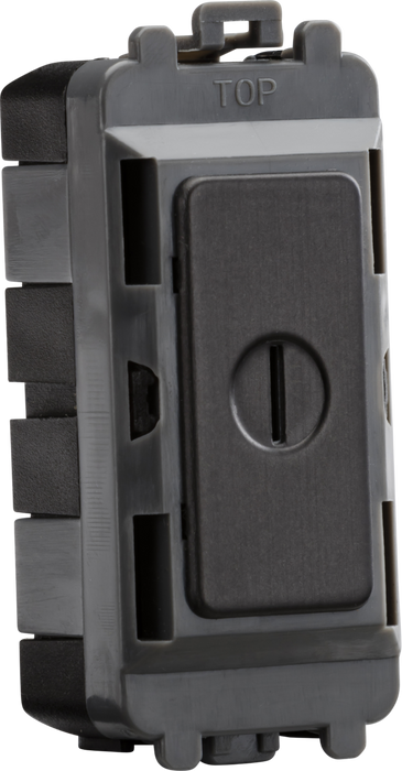 Knightsbridge GDM009SB 20AX 2 way SP key module - smoked bronze Knightsbridge Grid Knightsbridge - Sparks Warehouse